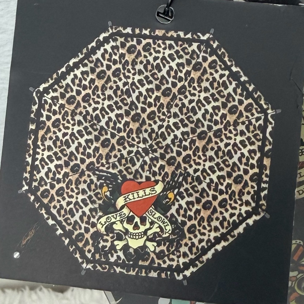 Ed Hardy Multicolor Graphic Gift Y2K skull tigers